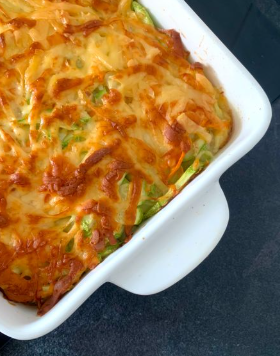 Cheesy Hamburger Potato Casserole Recipe